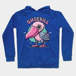 Cute Shoebill Aesthetic Design Hoodie